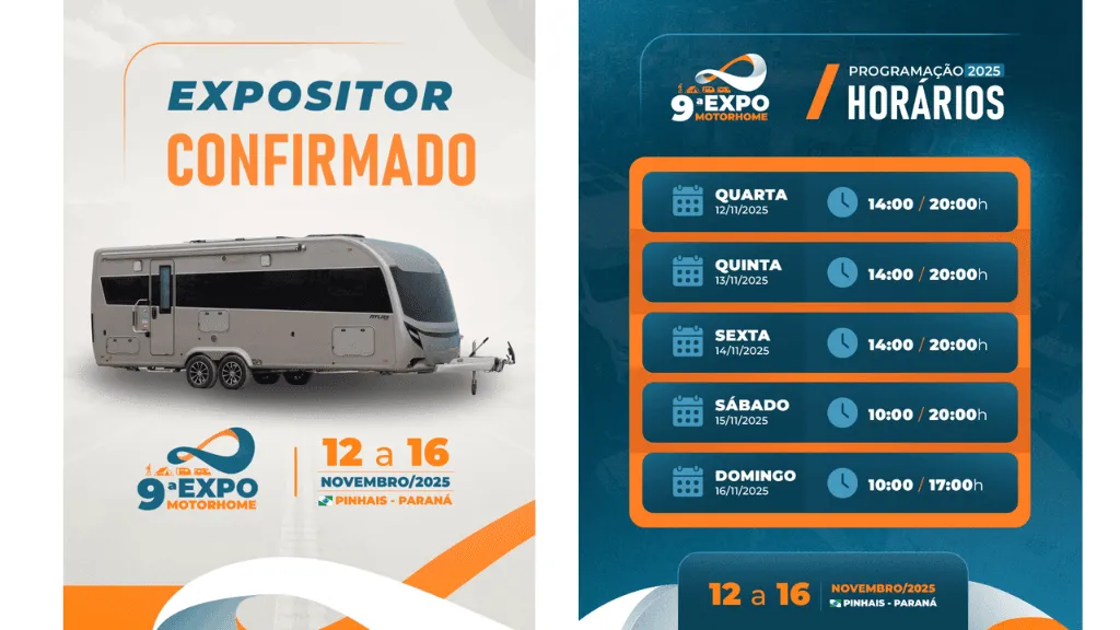 Expo Motorhome 2025 será o palco do lançamento da primeira linha de Motorhomes da Easy Trailers