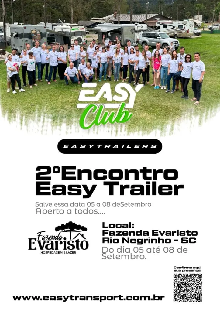 Vem aí 2º Encontro Easy Trailers aberto a todos, confira programação completa