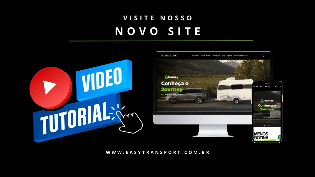 Easy Trailers lança novo site, mais interativo com todas as informações na palma da sua mão.