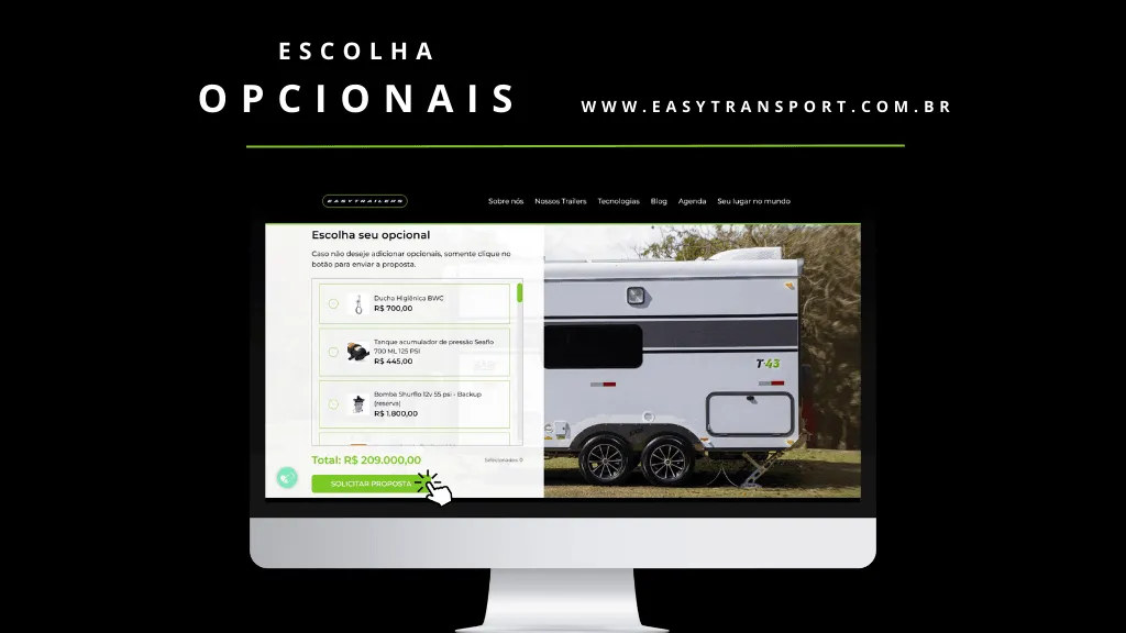 Easy Trailers lança novo site, mais interativo com todas as informações na palma da sua mão.