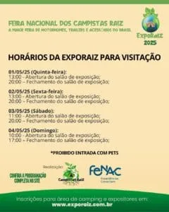 ExpoRaiz 2025: O Maior Evento de Campismo e Caravanismo do Brasil
